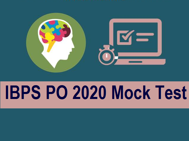 IBPS PO 2020 Mock Test Free: PDF Download Prelims Test Series & Sample Question Paper with Answer Key