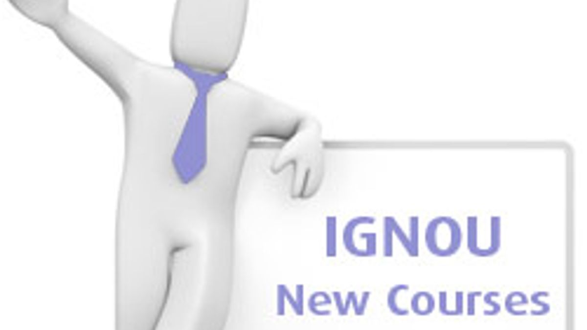 IGNOU’s new courses in gender studies and development
