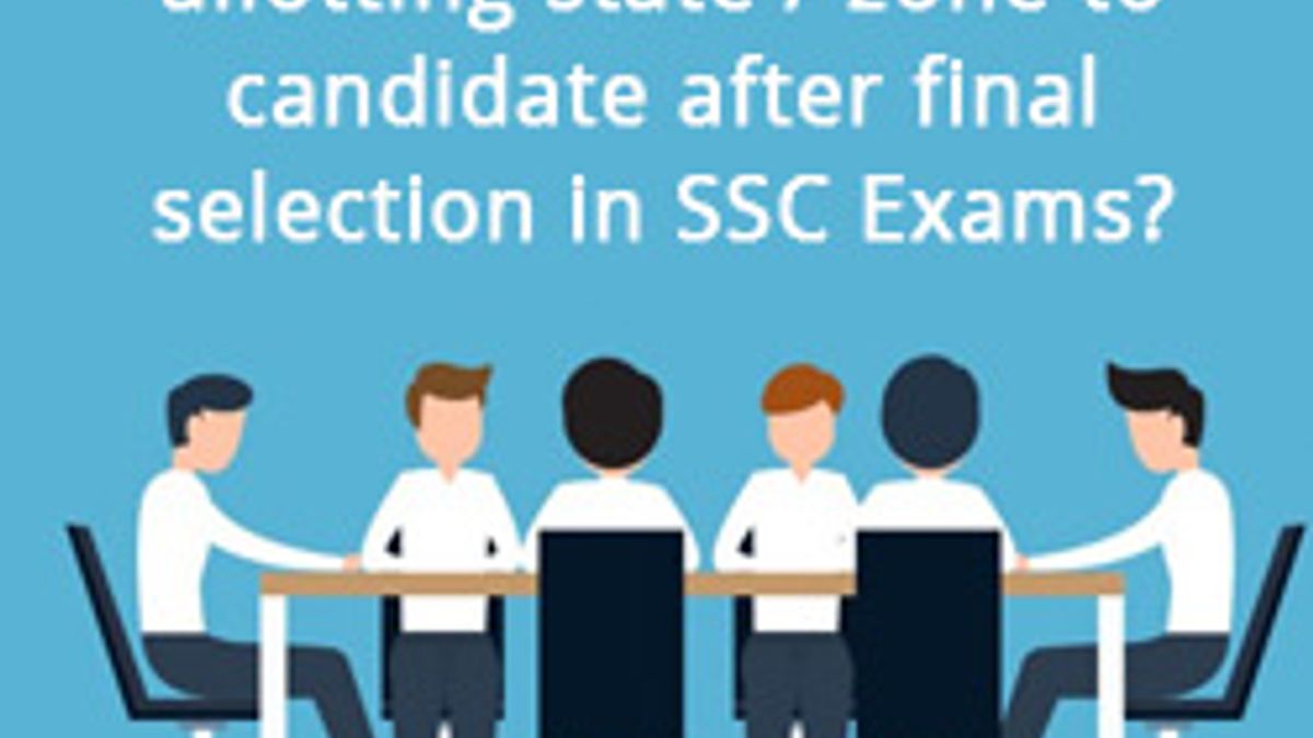 What are basic criteria for allotting state / zone to candidate after final selection in SSC Exams?