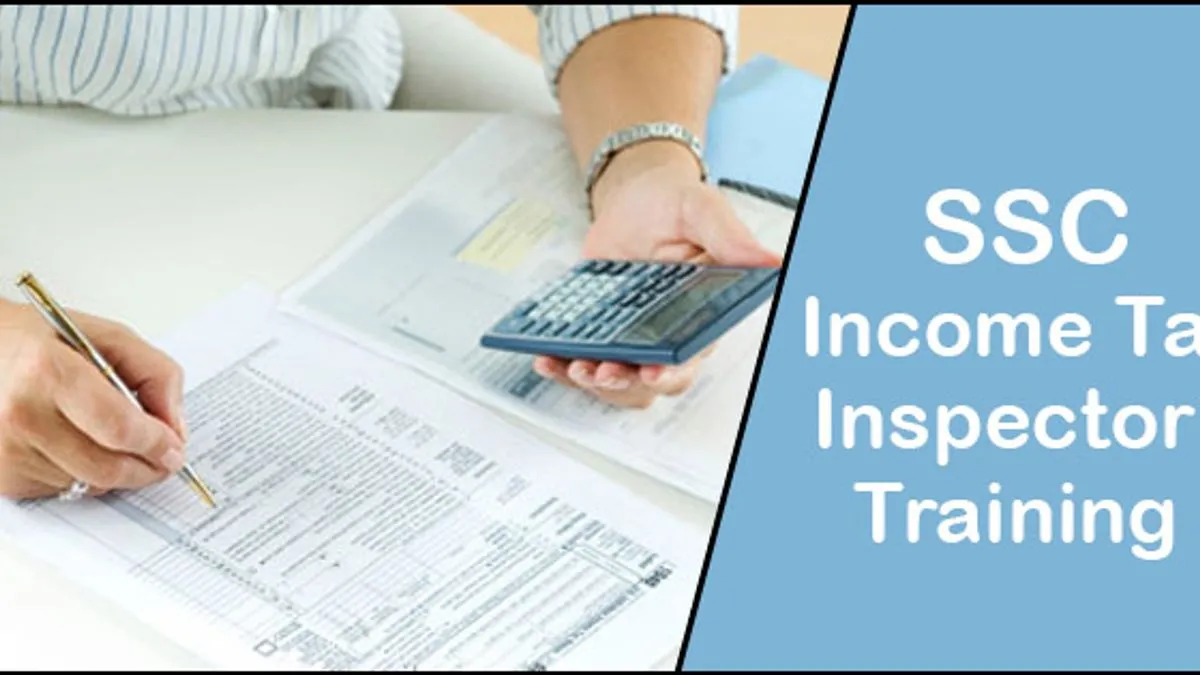 Training and training institues for SSC Income tax Inspector
