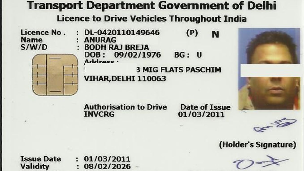 Indian Driving Lisence