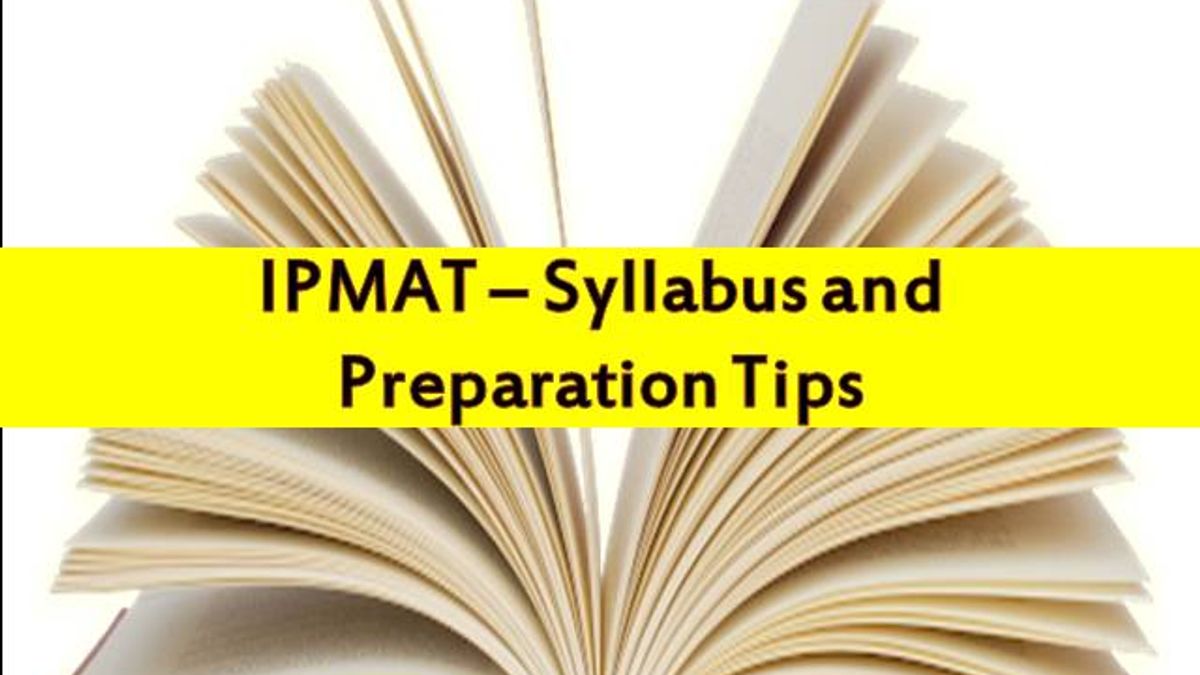 IPMAT 2020 Syllabus and preparationotips