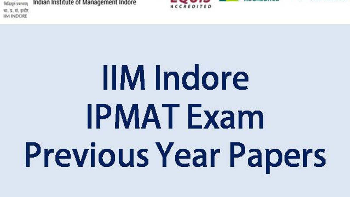 IPMAT previous year papers