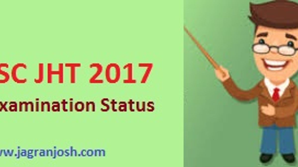 SSC JHT 2017: paper-1 exam status