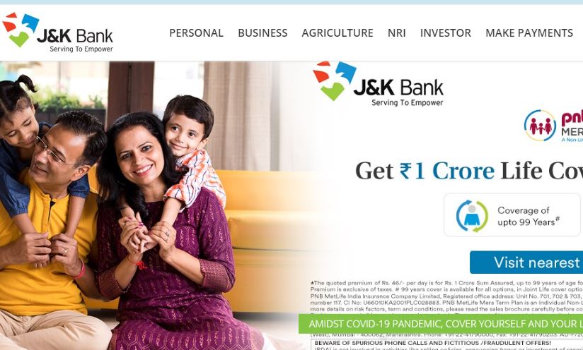 J&K Bank Recruitment 2020 for Business Correspondent Posts, 12th Passed Eligible