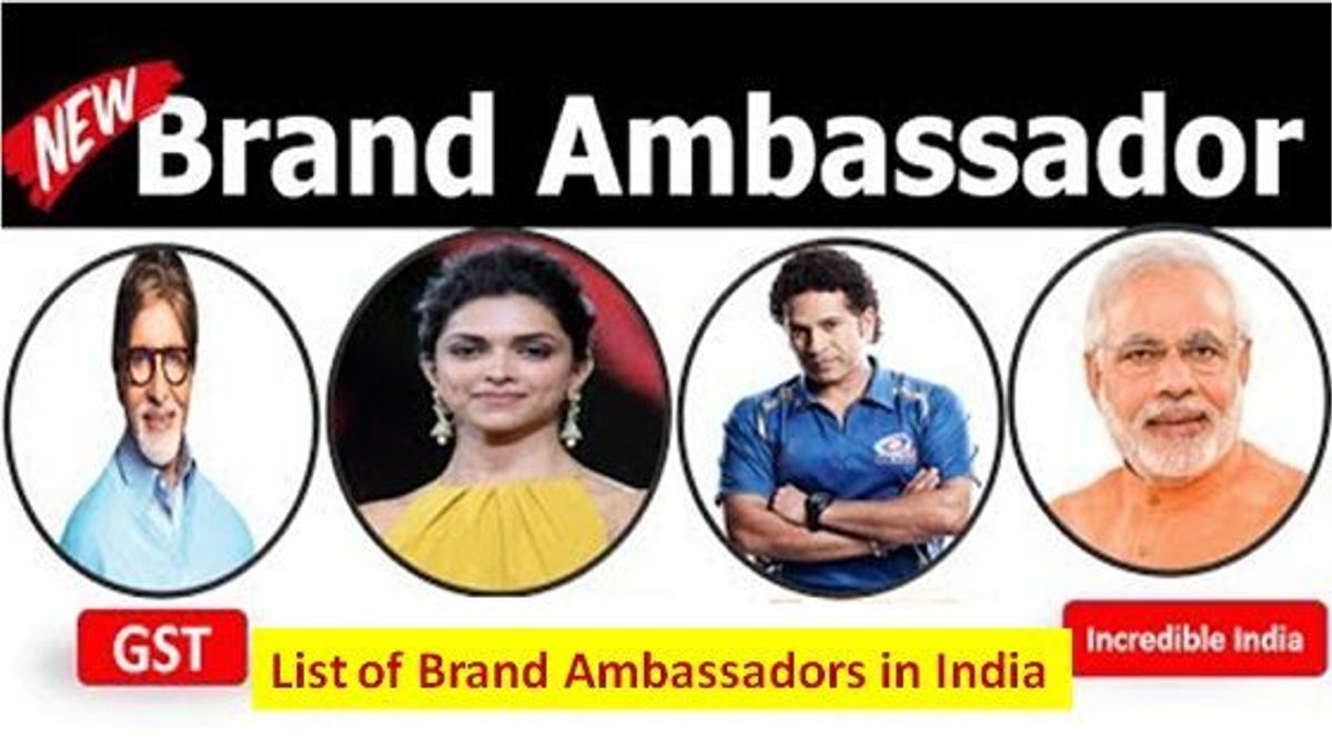 List Of Brand Ambassadors In India