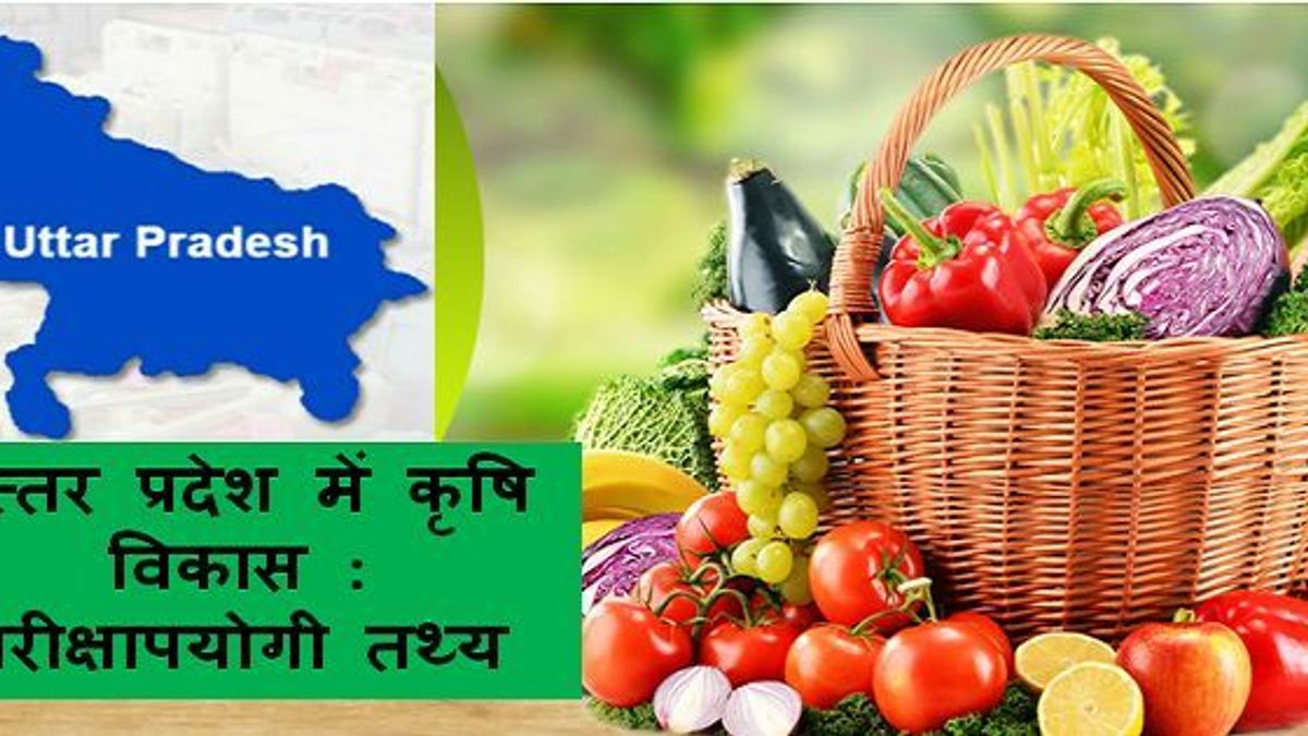 उत्तर प्रदेश में कृषि विकास: परीक्षापयोगी तथ्य