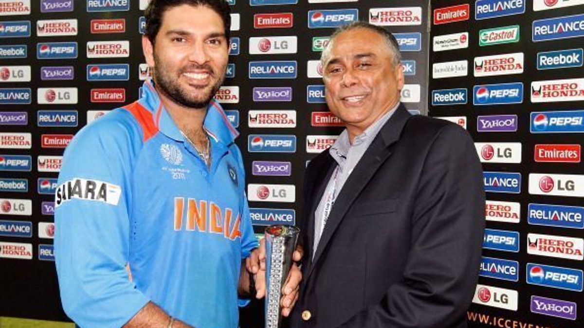 Man of the Series in the World Cup: Yuvraj Singh