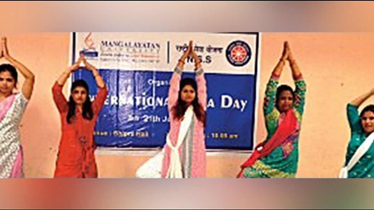 Mangalayatan University organises ‘Yoga Shivir’ to celebrate International Yoga Day 2019