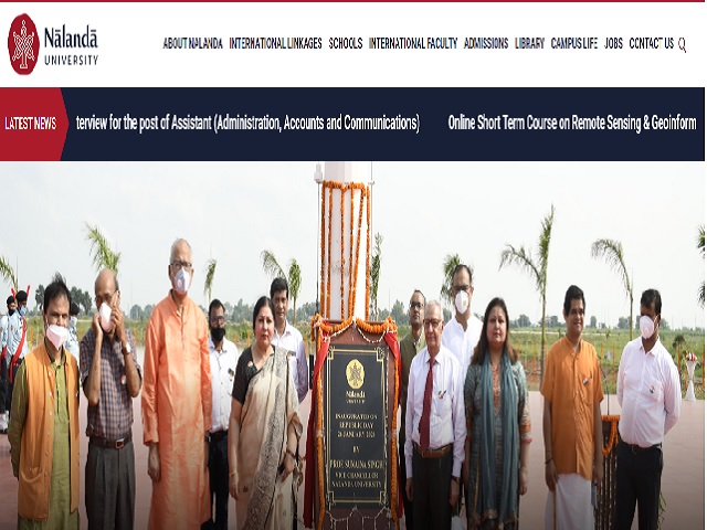 Nalanda University Recruitment 2020 for Assistant Posts, Walk-In on 23 Sept