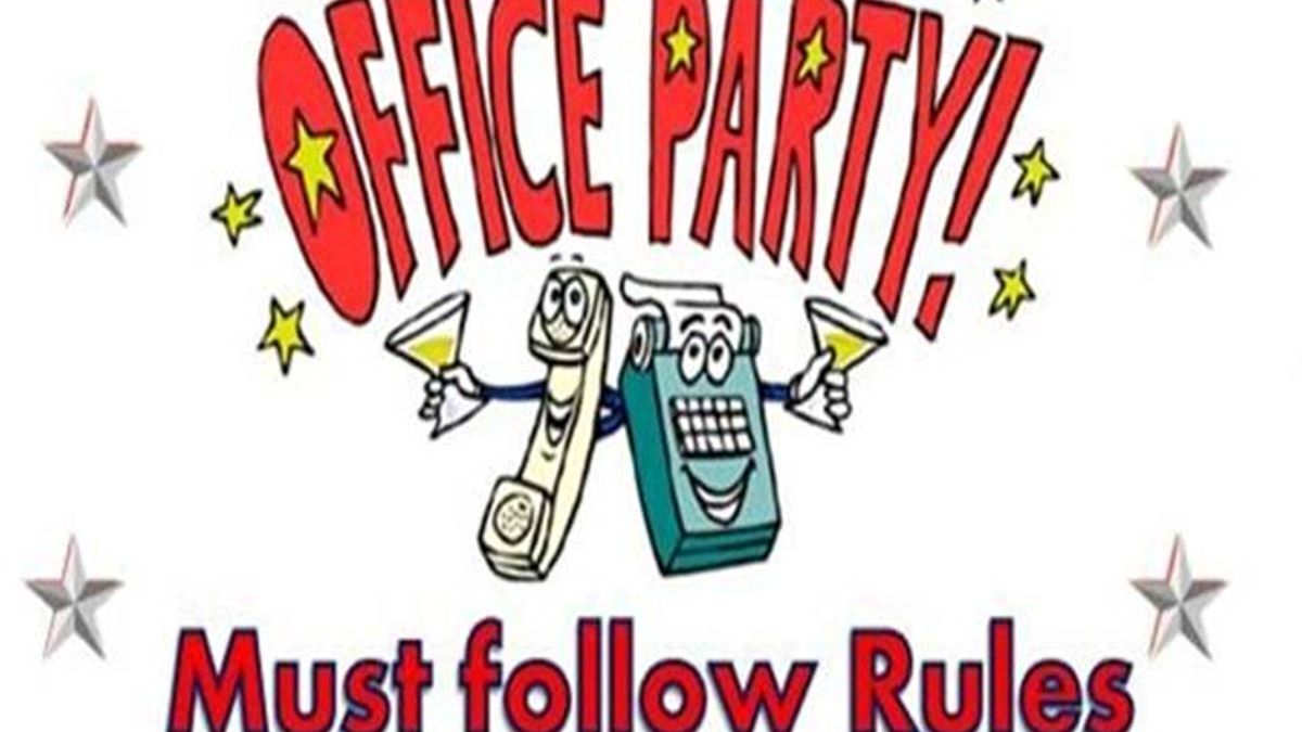 Must follow rules to have fun at office parties
