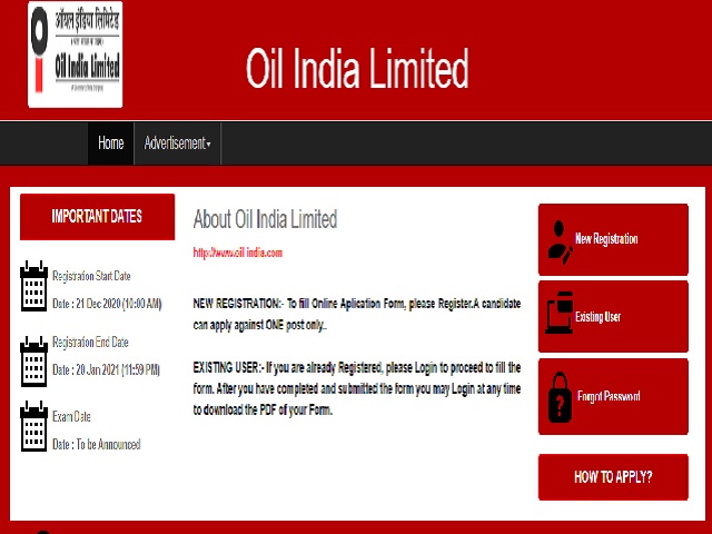 Oil India Recruitment 2021 for Junior Engineer, Clerk, Assistant Operator and Other Posts, Apply Online @oil-india.com