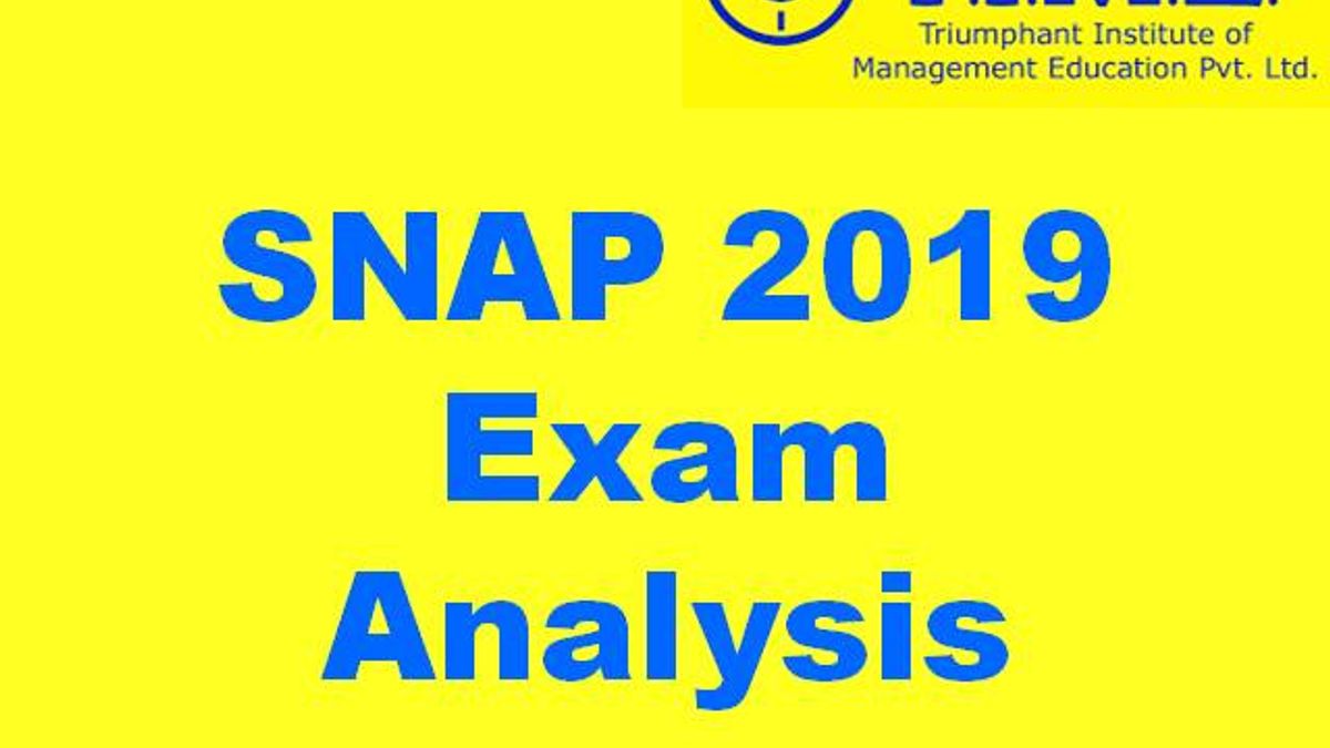 SNAP 2019 Exam Analysis by TIME | SNAP 2019
