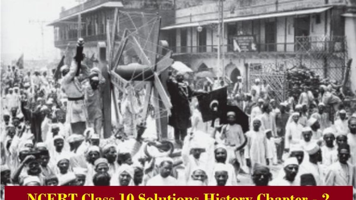 NCERT Solutions Class 10 Social Science History Chapter 2 Nationalism in  India -Download in PDF