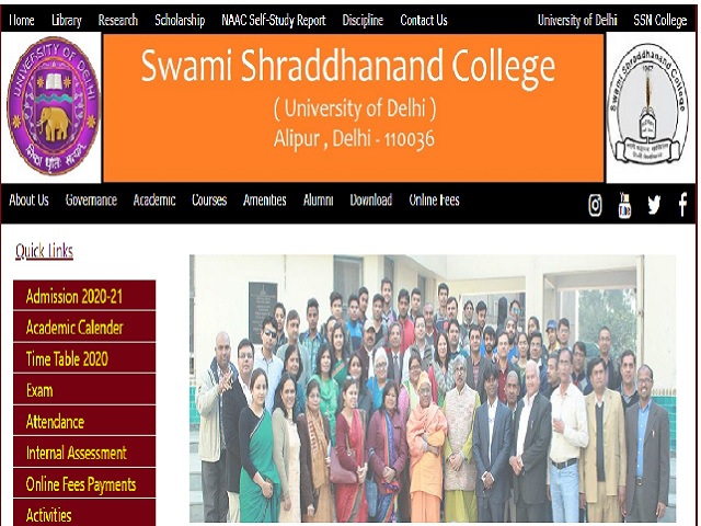 Swami Shraddhanand College DU Recruitment 2020: 85 Vacancies are released for Assistant Professor Posts, Apply Online @ss.du.ac.in