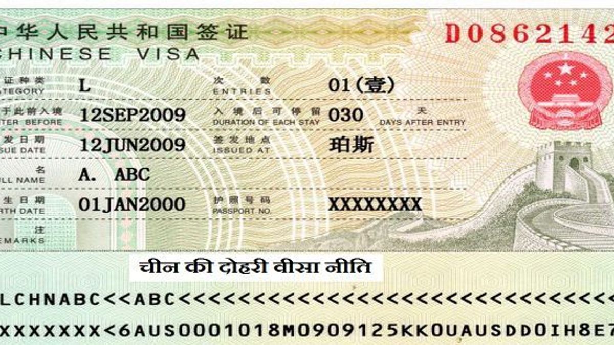 नत्थी वीजा किसे कहते हैं और यह क्यों जारी किया जाता है?