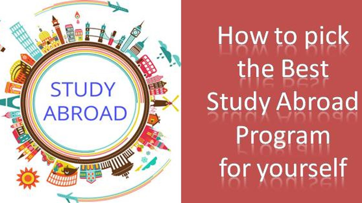 How to chose the right study abroad course College