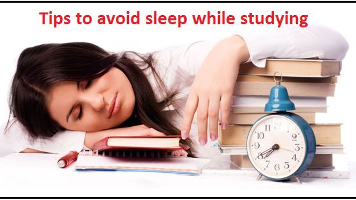 how to avoid sleep while study
