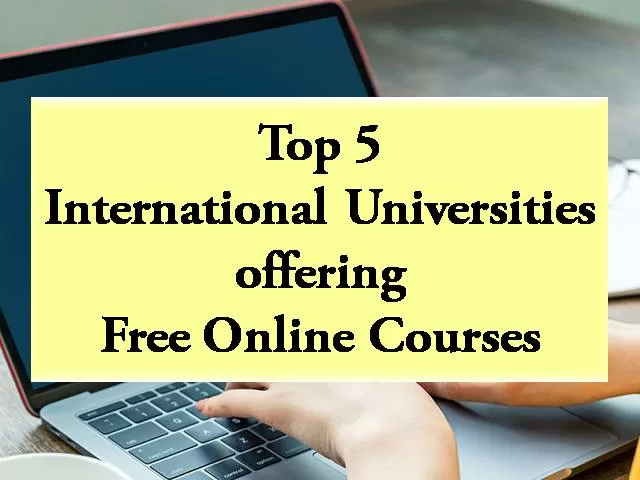 Top International Universities online Courses