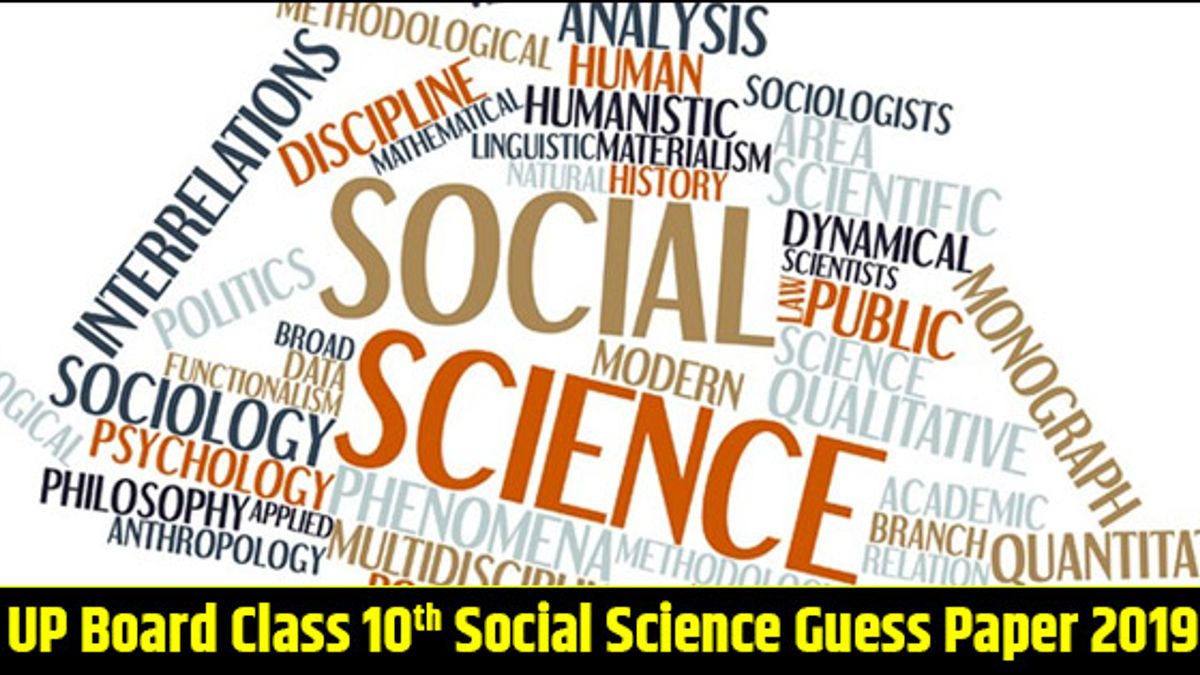 UP Board Class 10th Social Science Solved Guess Paper 2019