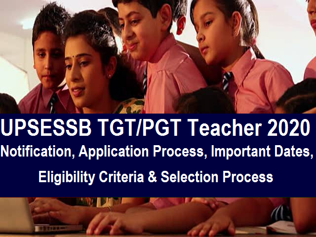 UPSESSB teacher recruitment 2020