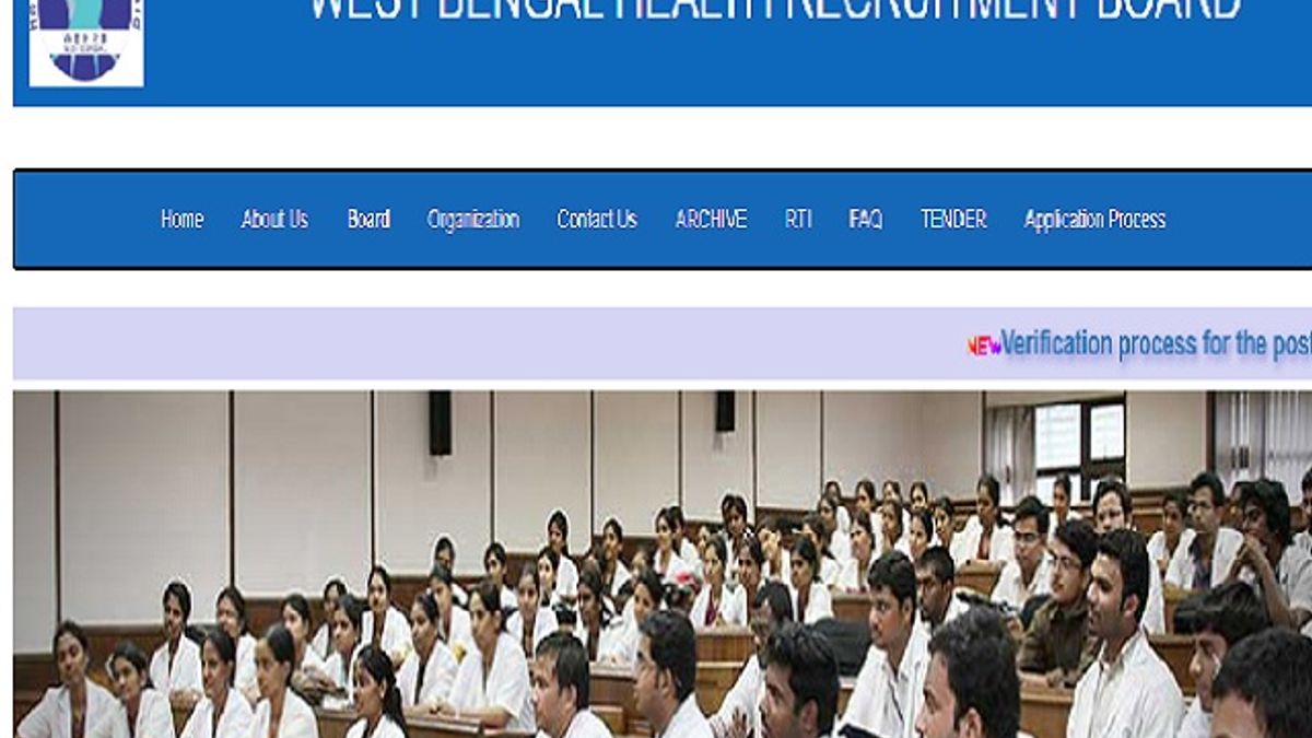 WBHRB Recruitment 2020 for 62 Assistant Professor Posts, Apply Online @wbhrb.in from 12 Oct 