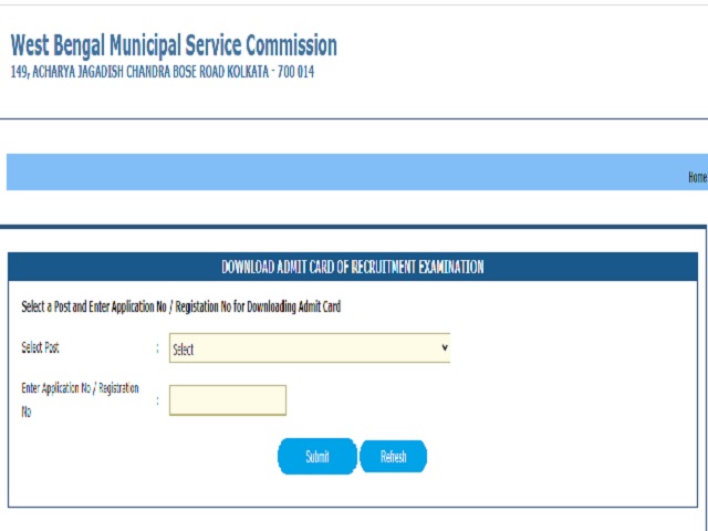 MSC WB Assistant Engineer Admit Card 2020 out, Download AE/Sub Assistant Engineer Advt No. 08 of 2020 @mscwb.org