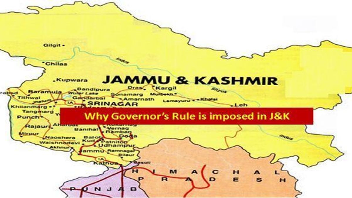 Governor rule in J & K