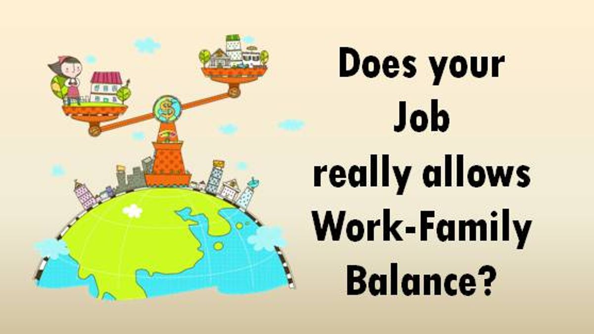 work family balance essay