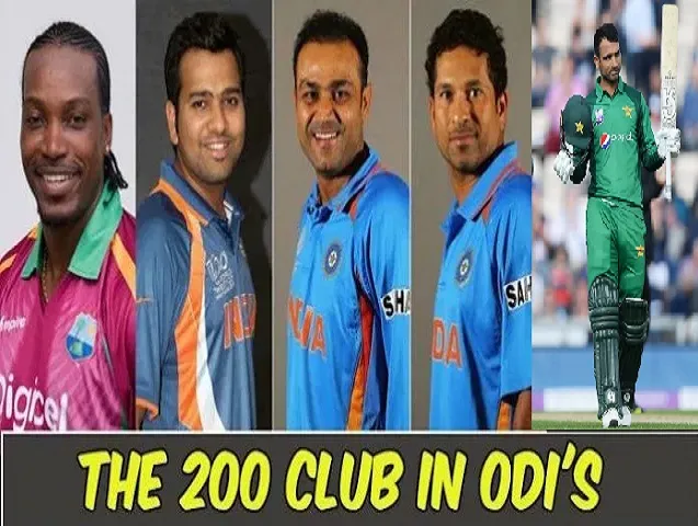Batsmen with double Centuries in ODI