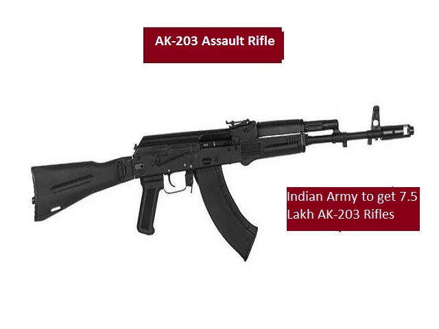 indian army rifles ak 47