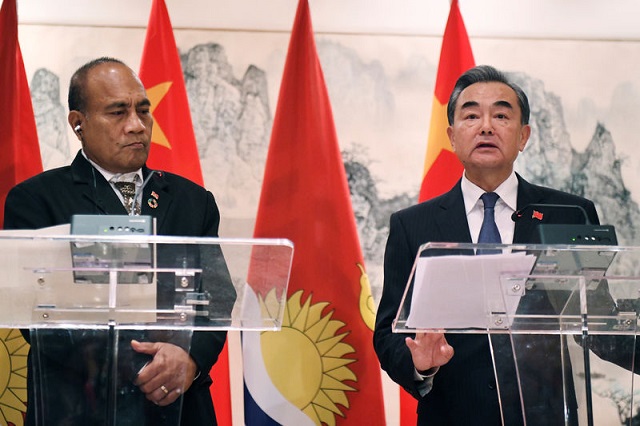 China, Kiribati Formally Restore Diplomatic Ties