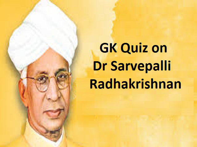 Dr. Sarvepalli Radhakrishnan