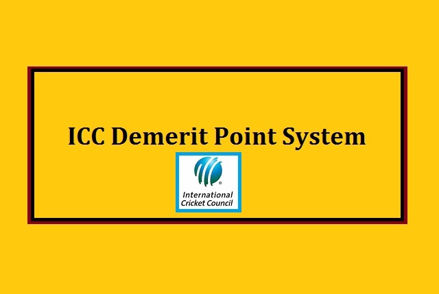 ICC Demerit Point System