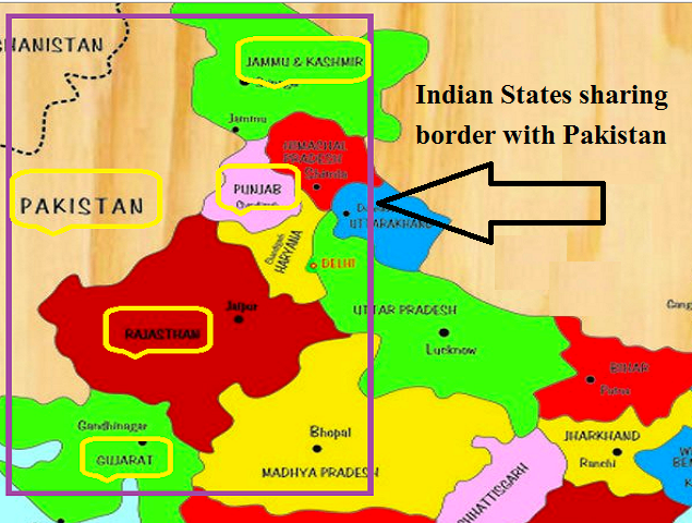 state boundaries of india