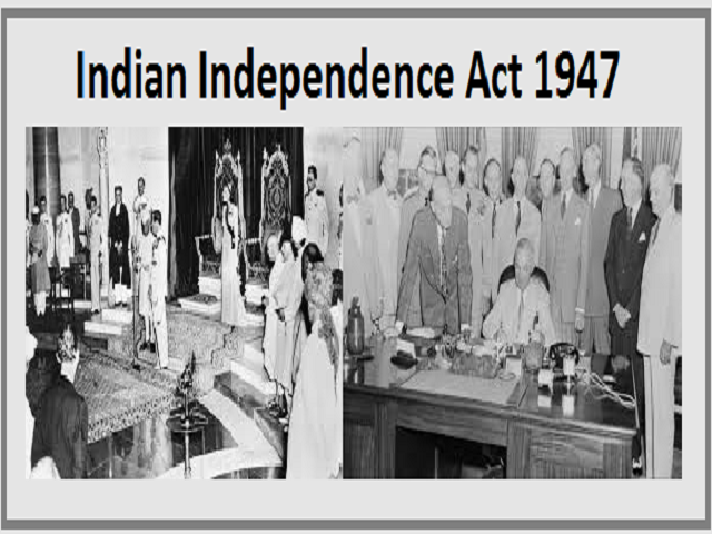 Indian Independence Act 1947lord Mountbatten Plan Main Features