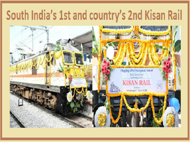 South India’s 1st and country’s 2nd Kisan Rail