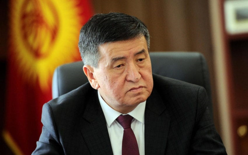 Kyrgyzstan President Sooronbai Jeenbekov