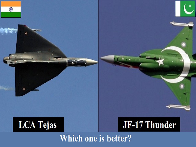 LCA Tejas vs JF-17 Thunder