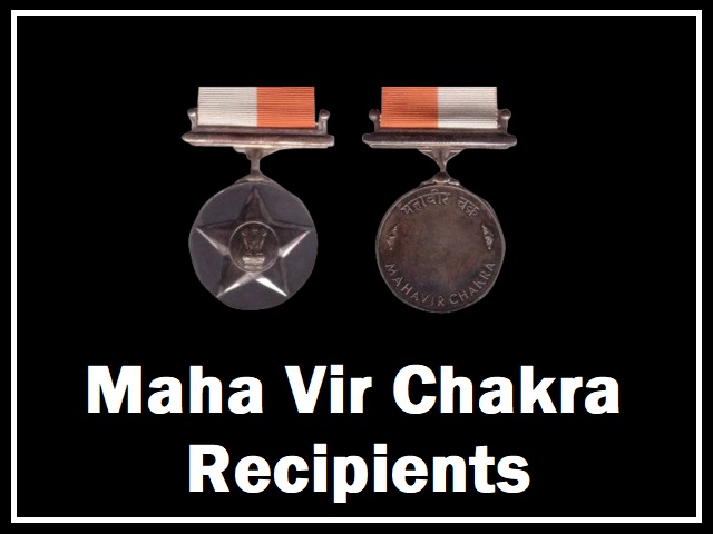 Maha Vir Chakra Awardees