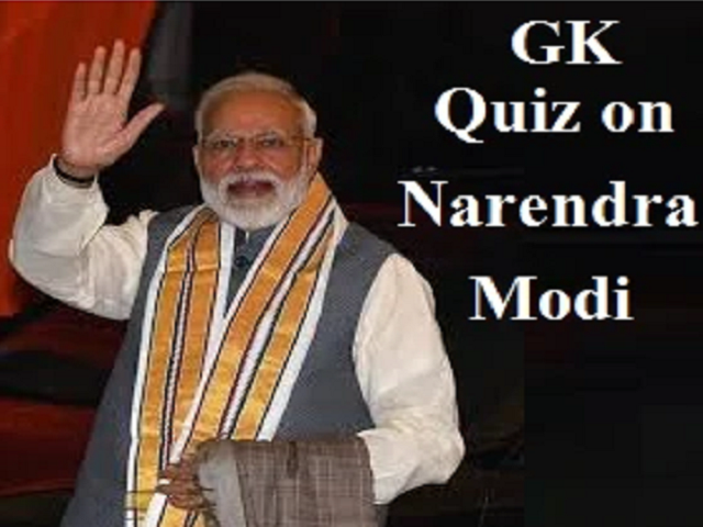 GK Questions and Answers on Narendra Modi