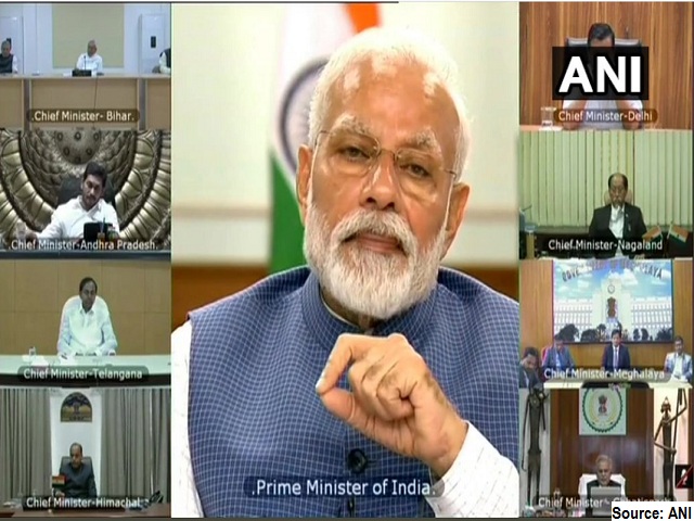 Covid-19 Review Meet between PM Modi & Chief Ministers