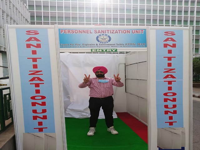 Personnel Sanitisation Enclosure