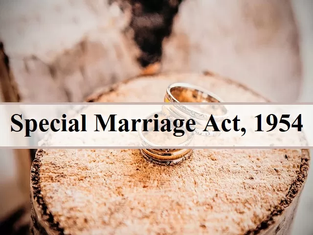 What Is The Special Marriage Act Of 1954 5262