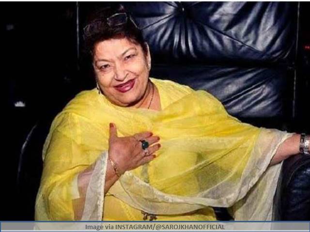 Ace Choreographer Saroj Khan Passes Away at the Age of 71 due to Cardiac Arrest