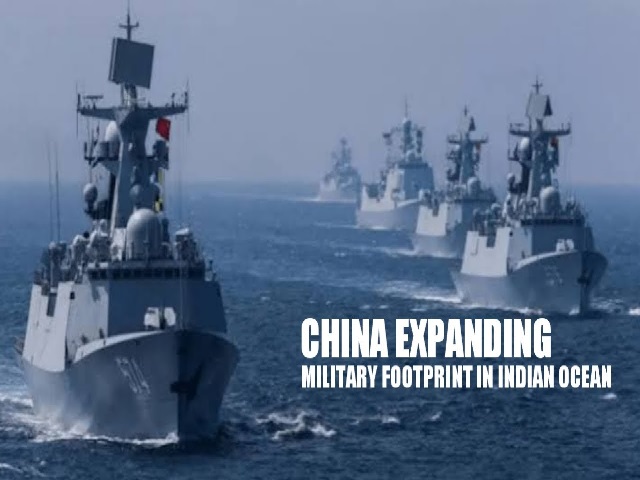 China expanding its footprints in the Indian Ocean