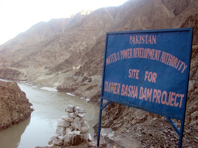 Diamer Basha Dam work progress