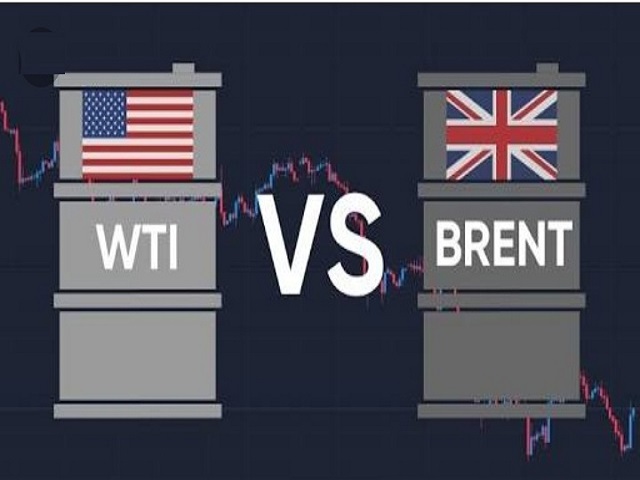 Difference between Brent crude oil and WTI crude oil benchmark