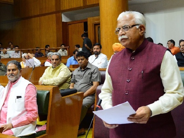haryana assembly passes reservation bill for local candidates