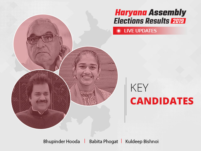 Haryana Assembly Election Result 2019 Live Updates: Manohar Lal Khattar, Bhupinder Hooda, Yogeshwar Dutt, Babita Phogat-Key Candidates